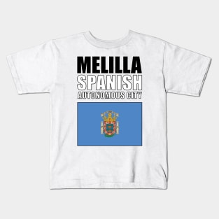 Flag of Melilla Kids T-Shirt